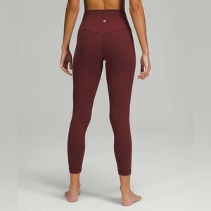Lululemon Align High-Rise Pant 25"
Red Merlot